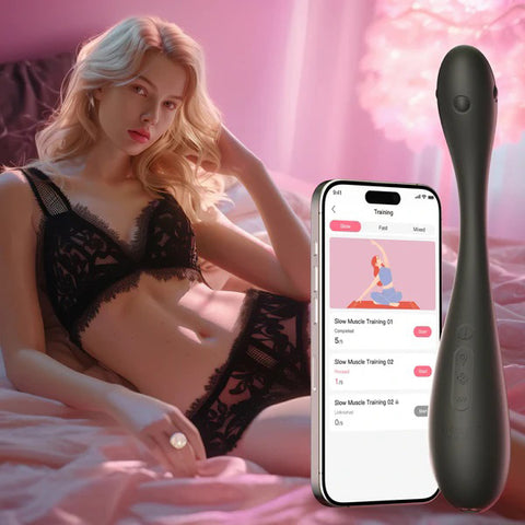 Puff - App Control Inflatable Kegel Ball - Black Puff - App Control Inflatable Kegel Ball - Black