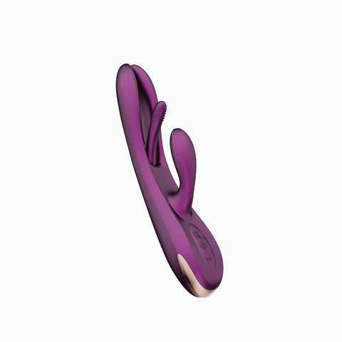 Terri - App Controlled Tapping Rabbit Vibrator -  Purple Terri - App Controlled Tapping Rabbit Vibrator -  Purple