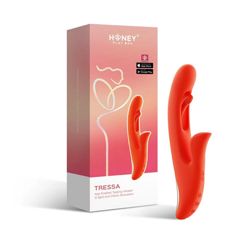Tressa App-Enabled Tapping Vibrator G-Spot and Clitoral Stimulation Tressa App-Enabled Tapping Vibrator G-Spot and Clitoral Stimulation