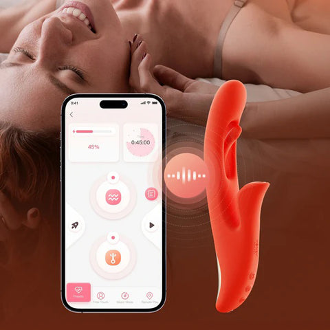Tressa App-Enabled Tapping Vibrator G-Spot and Clitoral Stimulation Tressa App-Enabled Tapping Vibrator G-Spot and Clitoral Stimulation