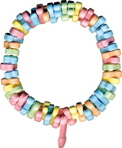 Rainbow Penis Candy Necklace Rainbow Penis Candy Necklace