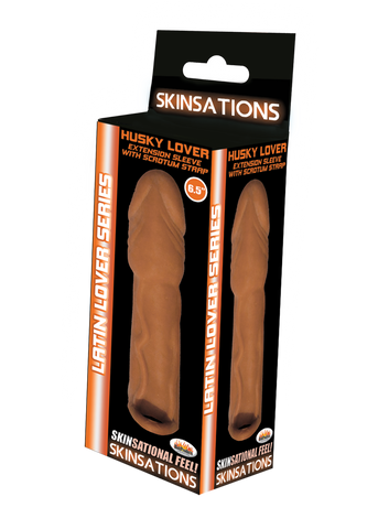 Skinsations Latin Lover Series Husky Lover 6.5 Inch - Brown Skinsations Latin Lover Series Husky Lover 6.5 Inch - Brown