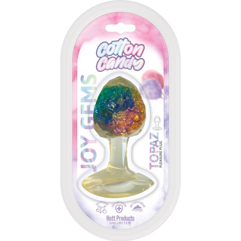 Cotton Candy - Joy Gems Topaz Butt Plug Cotton Candy - Joy Gems Topaz Butt Plug