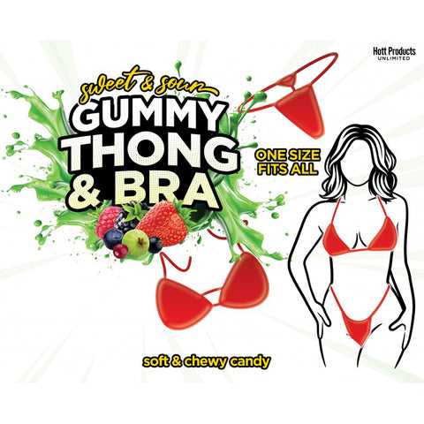 Sweet and Sour Gummy Thong and Bra Sweet and Sour Gummy Thong and Bra
