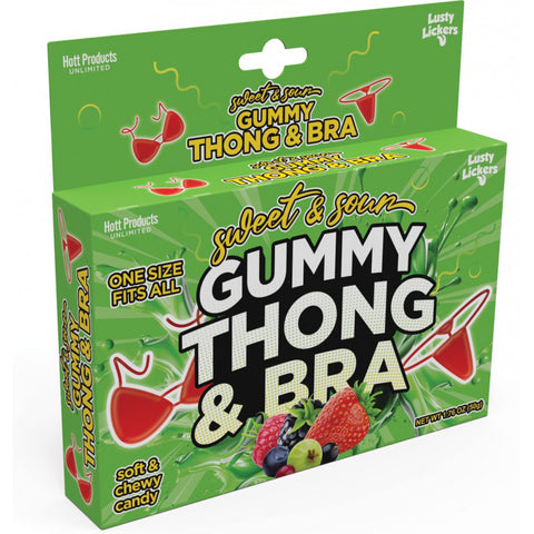Sweet and Sour Gummy Thong and Bra Sweet and Sour Gummy Thong and Bra
