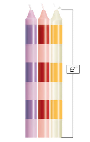 The 9's Make Me Melt Sensual Warm Drip Candles 3pk Stripes Pastellines The 9's Make Me Melt Sensual Warm Drip Candles 3pk Stripes Pastellines