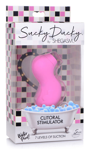 Sucky Ducky Silicone Clitoral Stimulator - Pink Sucky Ducky Silicone Clitoral Stimulator - Pink