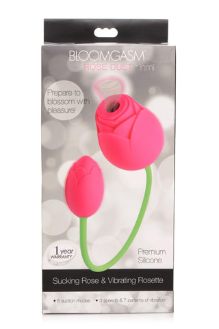 Bloomgasm Rose Duet - Sucking Rose and Vibrating - Rosette Bloomgasm Rose Duet - Sucking Rose and Vibrating - Rosette