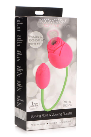 Bloomgasm Rose Duet - Sucking Rose and Vibrating - Rosette Bloomgasm Rose Duet - Sucking Rose and Vibrating - Rosette