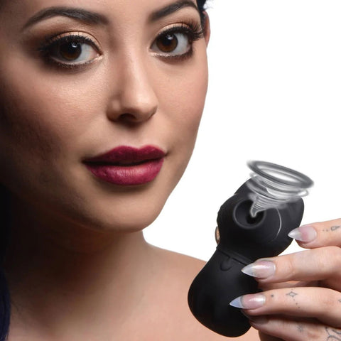 Sucky Kitty 7x Clitoral Stimulator - Black Sucky Kitty 7x Clitoral Stimulator - Black