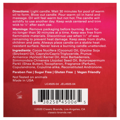 Massage Candle - Netflix and Chill - Berry Yummy - 4 Oz. Jar Massage Candle - Netflix and Chill - Berry Yummy - 4 Oz. Jar