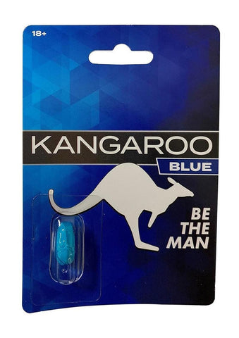 Kangaroo Blue 30 Count Display - 1ct Blister Kangaroo Blue 30 Count Display - 1ct Blister