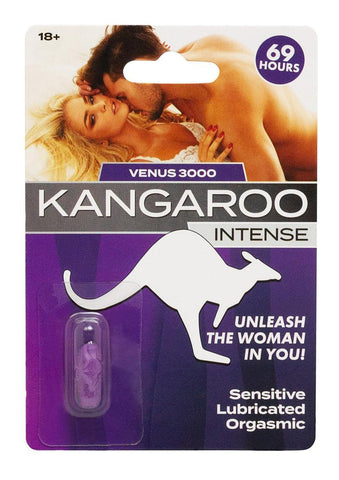 Kangaroo Violet Venus 3000 Her 30 Count Display - 1ct Blister Kangaroo Violet Venus 3000 Her 30 Count Display - 1ct Blister