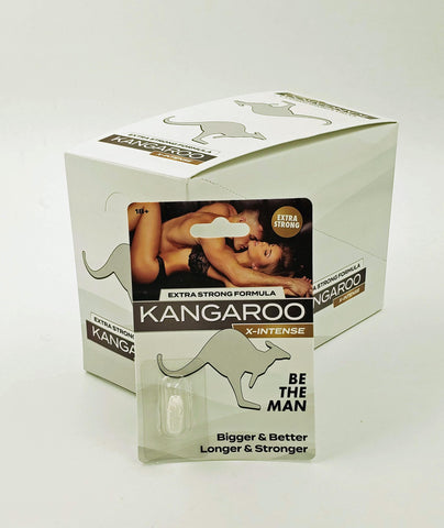 Kangaroo White Extra Strong Him - 30 Count Display - 1ct Blister Kangaroo White Extra Strong Him - 30 Count Display - 1ct Blister