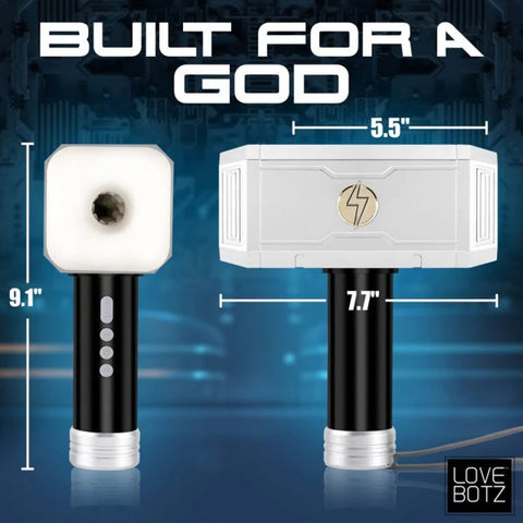 Thunder Stroker Sucking Masturbator - Silver Thunder Stroker Sucking Masturbator - Silver