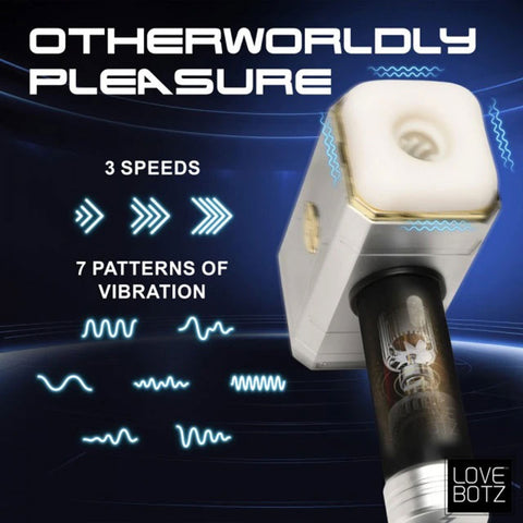 Thunder Stroker Sucking Masturbator - Silver Thunder Stroker Sucking Masturbator - Silver