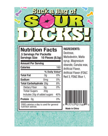 Suck a Bag of Sour Dicks - Bag of 25 Suck a Bag of Sour Dicks - Bag of 25