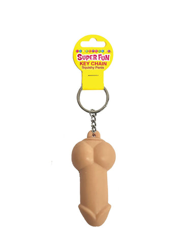 Super Fun Key Chain, Squishy Penis Super Fun Key Chain, Squishy Penis