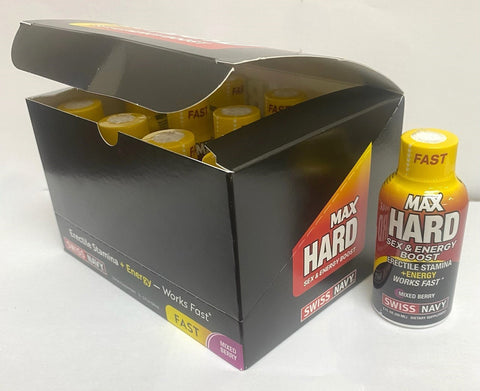 Max Hard Shot 2oz Display -  12ct Box Max Hard Shot 2oz Display -  12ct Box