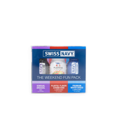 Swiss Navy Weekend Fun Pack 3-1oz Swiss Navy Weekend Fun Pack 3-1oz