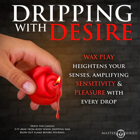 Fire Garden 3pc Rose Candle Set - Black, Purple, Red Fire Garden 3pc Rose Candle Set - Black, Purple, Red