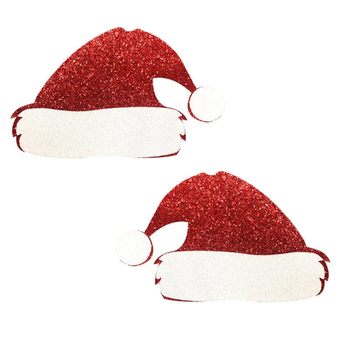 Freaking Awesome Glitter Santa Hat Nipple Cover Pasties Freaking Awesome Glitter Santa Hat Nipple Cover Pasties