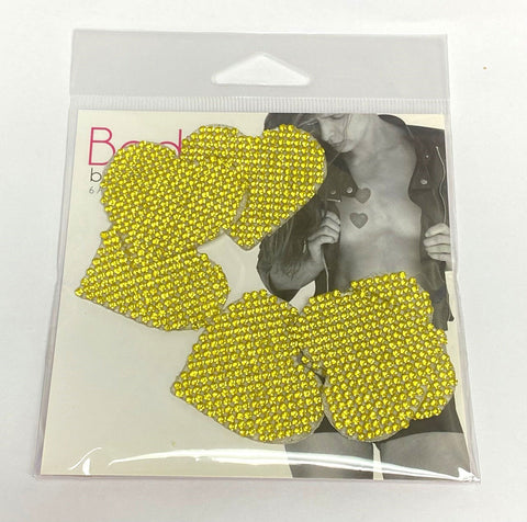 Razzle Dazzle Crystal Jewel Sparkle I Heart U Body Stickers 6 Pk - Gold Razzle Dazzle Crystal Jewel Sparkle I Heart U Body Stickers 6 Pk - Gold