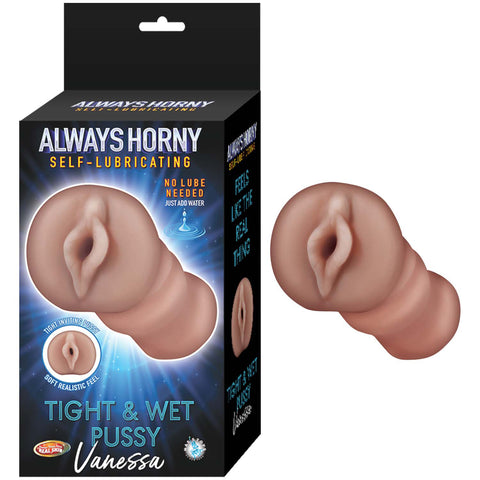 Always Horny Self-Lubricating Masturbator Vanessa - Brown Always Horny Self-Lubricating Masturbator Vanessa - Brown