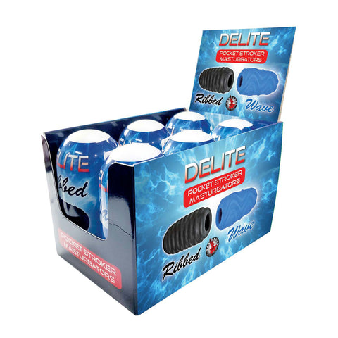 Deelite Pocket Stocker Masturbators Display 6 Ct. Deelite Pocket Stocker Masturbators Display 6 Ct.