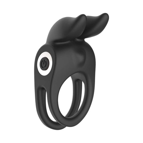 Enhancer Vibrating Rabbit C-Ring - Black Enhancer Vibrating Rabbit C-Ring - Black