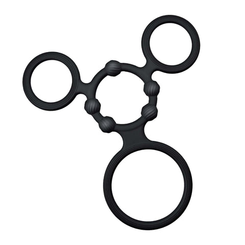 Enhancer Quad Cockring - Black Enhancer Quad Cockring - Black
