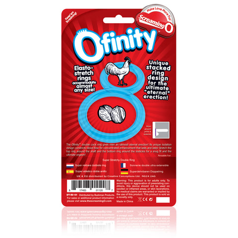 Ofinity Double Ring - Blue Ofinity Double Ring - Blue