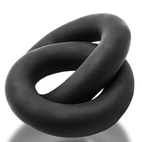 Shackle Double Link'd Cock/ball Rings - Black Shackle Double Link'd Cock/ball Rings - Black
