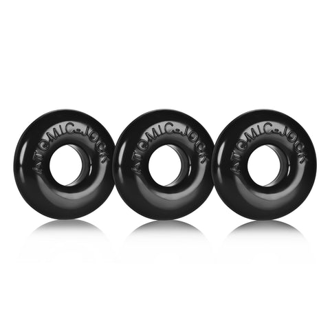 Ringer Cockring 3 Pack - Small - Black Ringer Cockring 3 Pack - Small - Black
