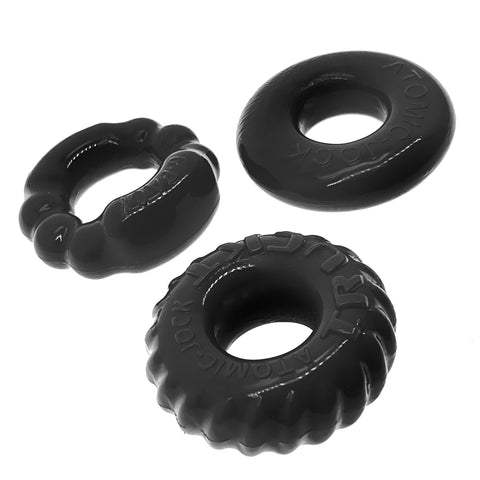 Bonemaker 3-Pack Boner Rings - Black Bonemaker 3-Pack Boner Rings - Black