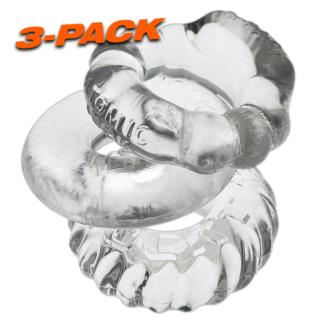 Bonemaker 3-Pack Boner Rings - Clear Bonemaker 3-Pack Boner Rings - Clear