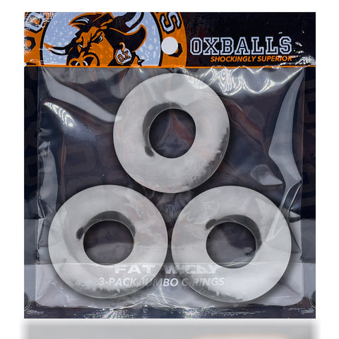 Fat Willy 3-Pack Jumbo C-Rings - Clear Fat Willy 3-Pack Jumbo C-Rings - Clear