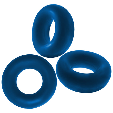 Fat Willy 3-Pack Jumbo C-Rings - Space Blue Fat Willy 3-Pack Jumbo C-Rings - Space Blue