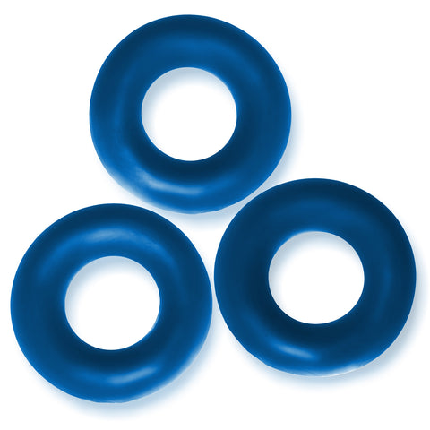 Fat Willy 3-Pack Jumbo C-Rings - Space Blue Fat Willy 3-Pack Jumbo C-Rings - Space Blue