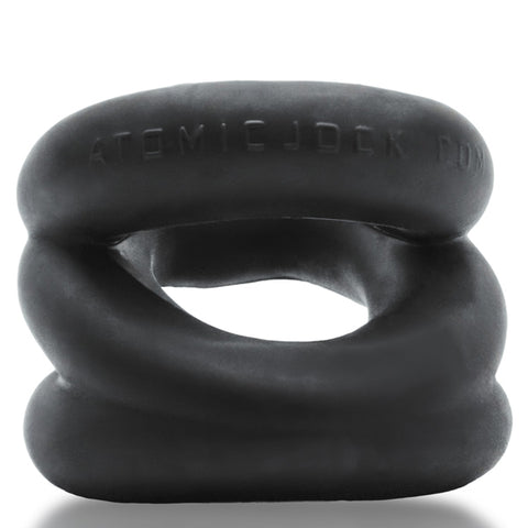 Z-Balls Zig-Zag Cockring Ballstretcher - Black Z-Balls Zig-Zag Cockring Ballstretcher - Black