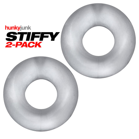 Stiffy 2-Pack Bulge-Rings - Clear Ice Stiffy 2-Pack Bulge-Rings - Clear Ice