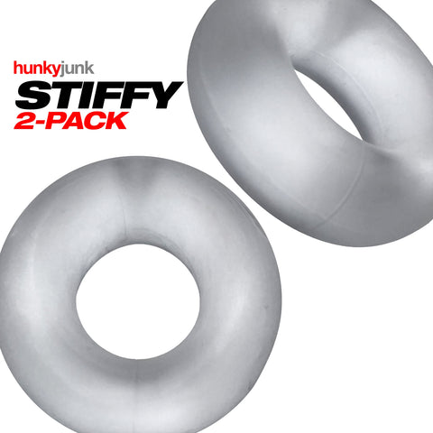 Stiffy 2-Pack Bulge-Rings - Clear Ice Stiffy 2-Pack Bulge-Rings - Clear Ice