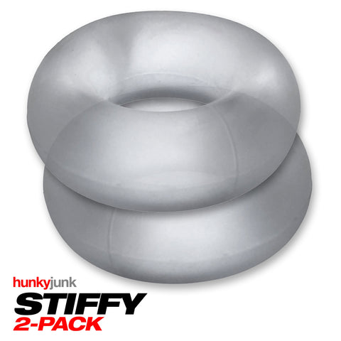 Stiffy 2-Pack Bulge-Rings - Clear Ice Stiffy 2-Pack Bulge-Rings - Clear Ice