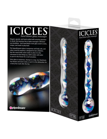 Icicles No. 8 - Clear / Blue Icicles No. 8 - Clear / Blue