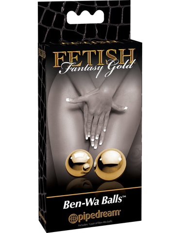 Fetish Fantasy Gold Ben-Wa Balls - Gold Fetish Fantasy Gold Ben-Wa Balls - Gold
