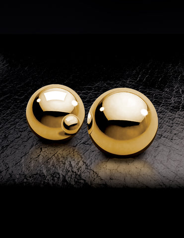 Fetish Fantasy Gold Ben-Wa Balls - Gold Fetish Fantasy Gold Ben-Wa Balls - Gold
