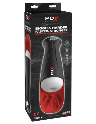 Pdx Elite Fap-O-Matic Pro XL - White/red Pdx Elite Fap-O-Matic Pro XL - White/red