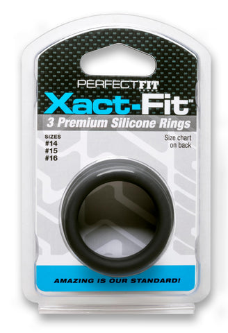Xact- Fit 3 Premium Silicone Rings - #14, #15,  #16 Xact- Fit 3 Premium Silicone Rings - #14, #15,  #16