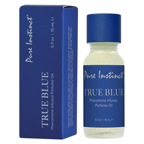 Pure Instinct Pheromone Perfume Oil Original Dropper True Blue 15ml .5fl Oz Pure Instinct Pheromone Perfume Oil Original Dropper True Blue 15ml .5fl Oz