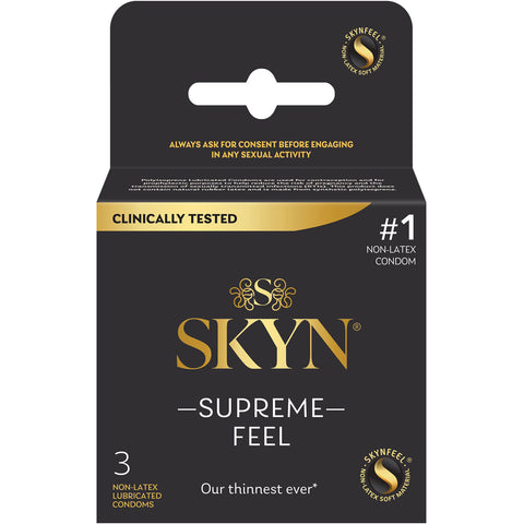Skyn Supreme Feel 3 Count Condoms Skyn Supreme Feel 3 Count Condoms